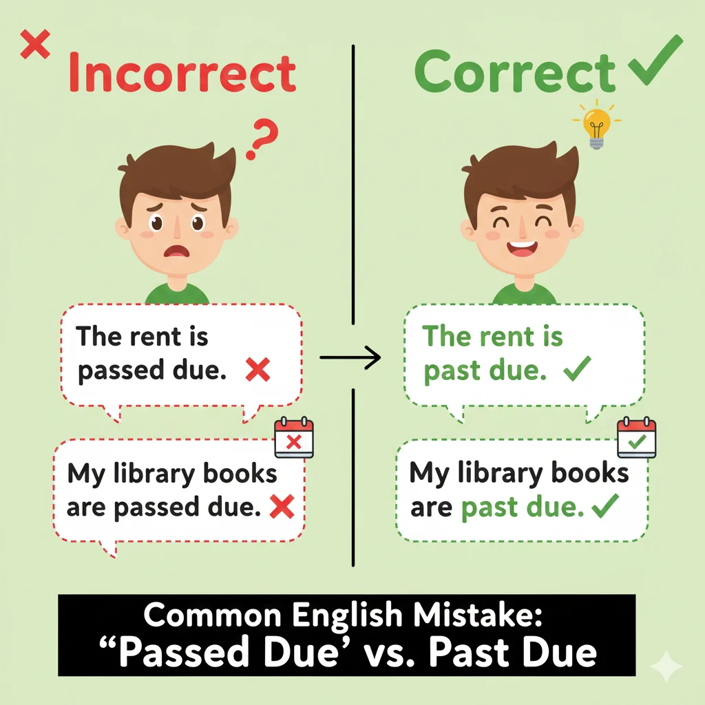 past due or passed due