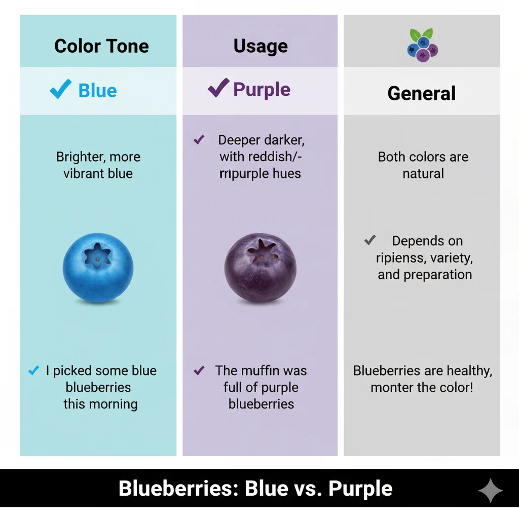 are blueberries blue or purple