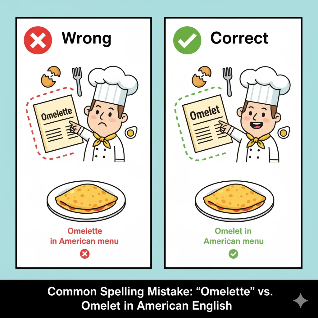 omelet or omelette