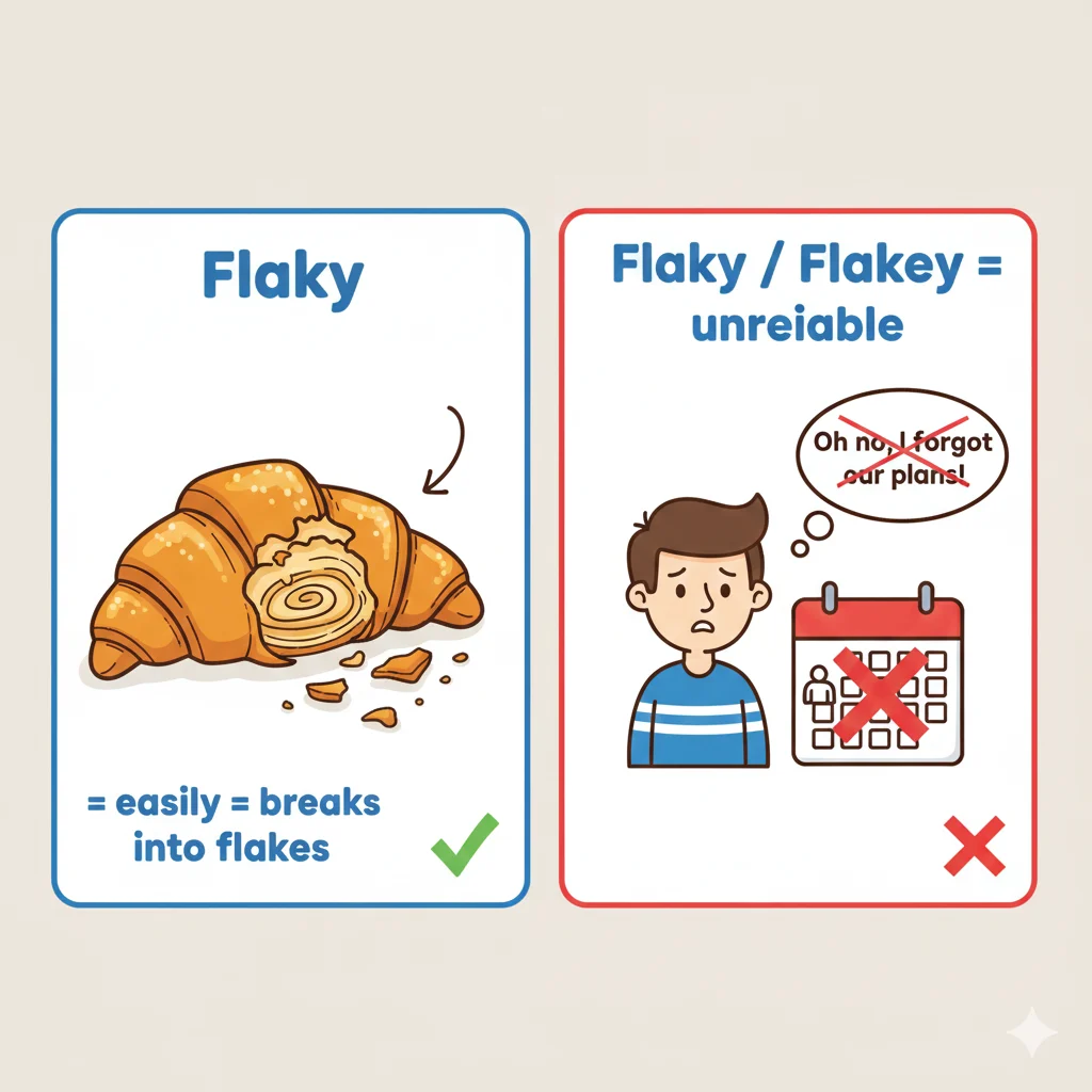 flakey / flaky