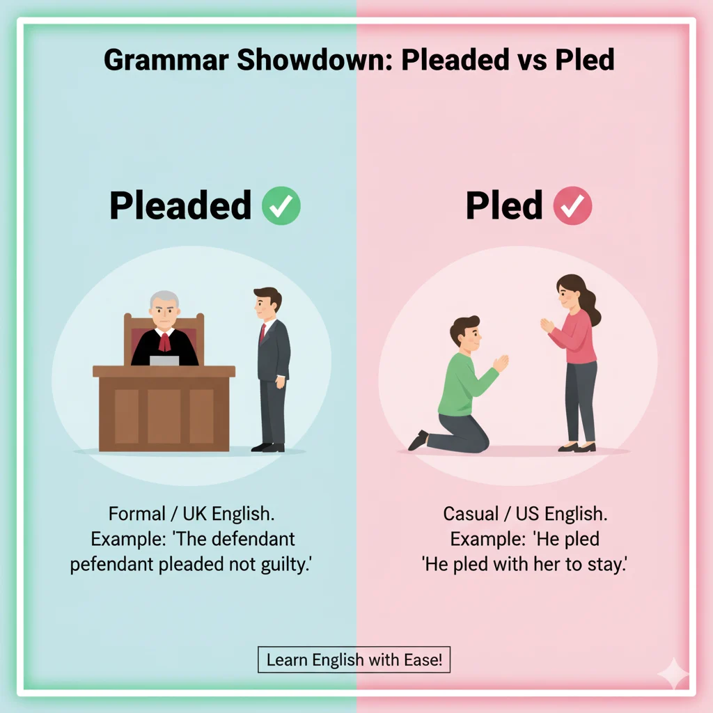 pleaded or pled