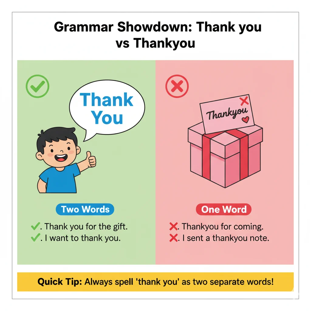 thankyou or thank you