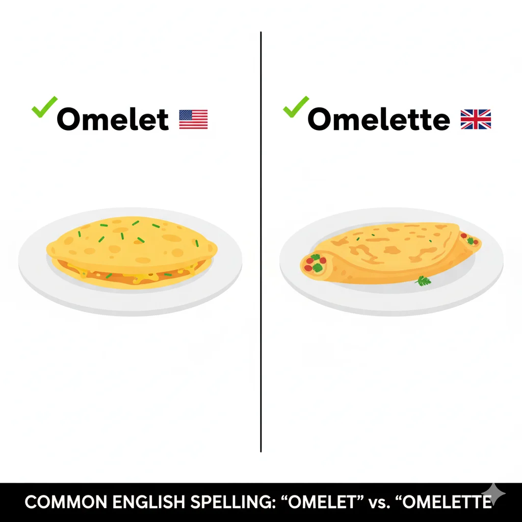 omelet or omelette