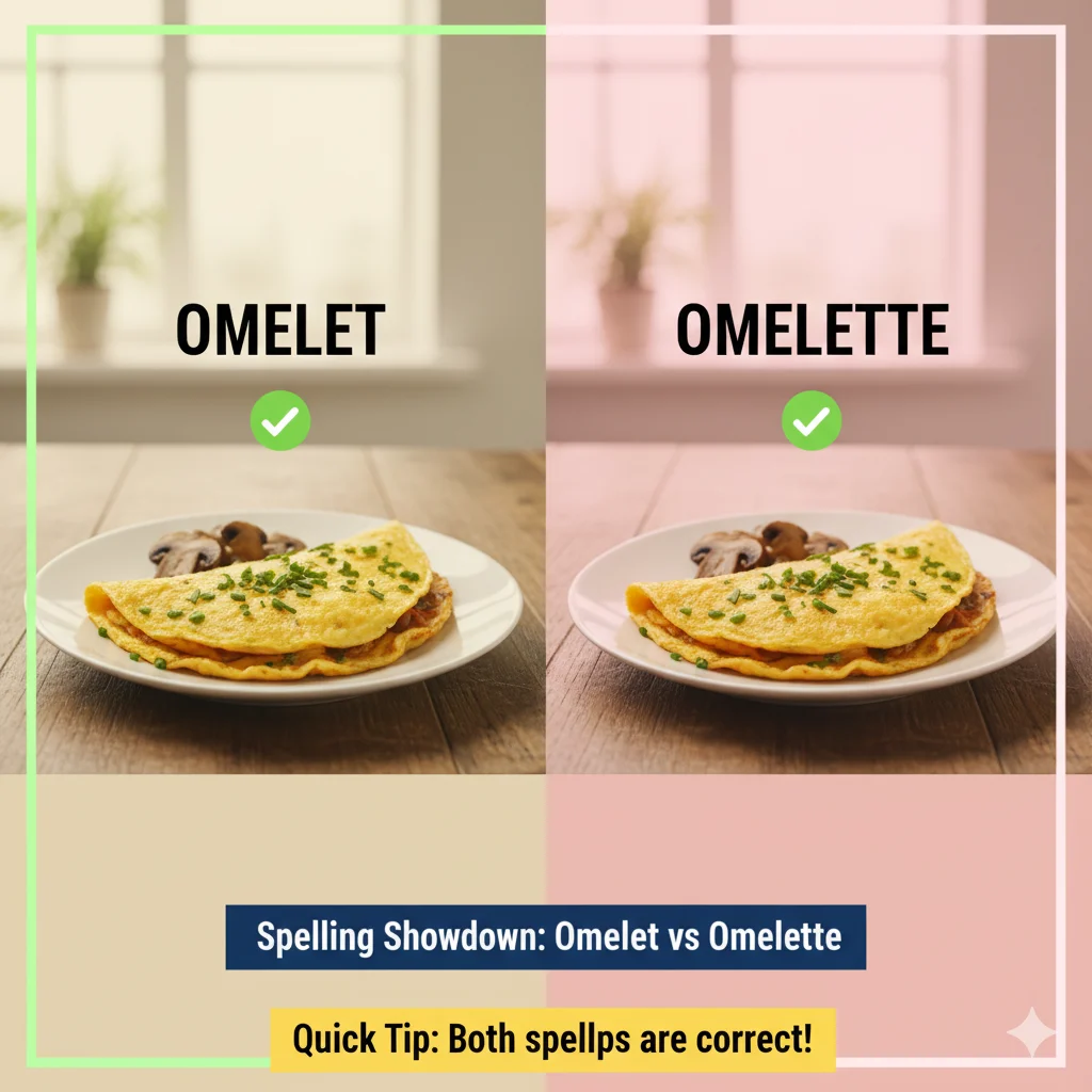 omelet or omelette