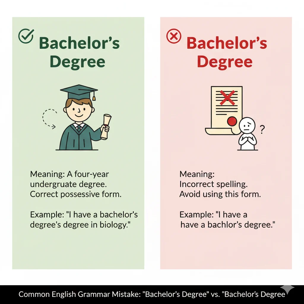 bachelor’s degree / bachelors degree