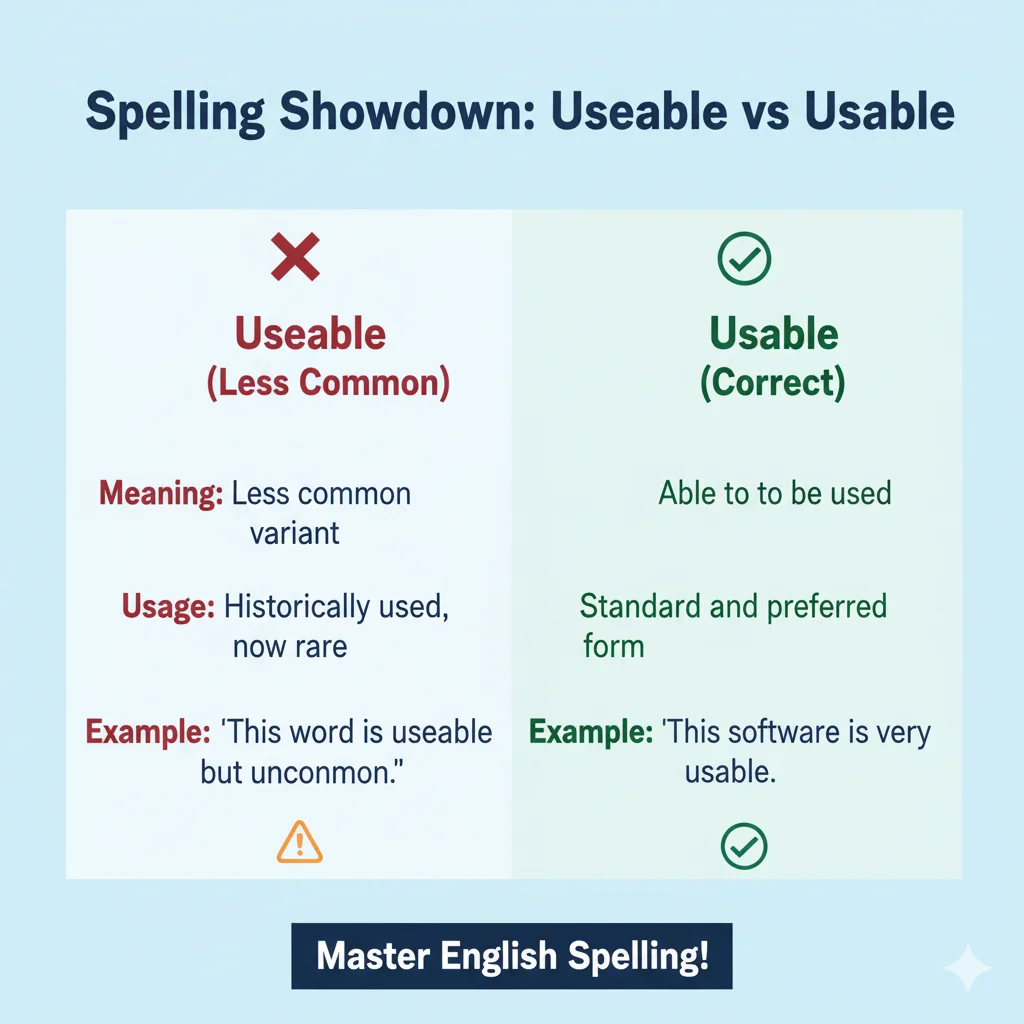 useable or usable