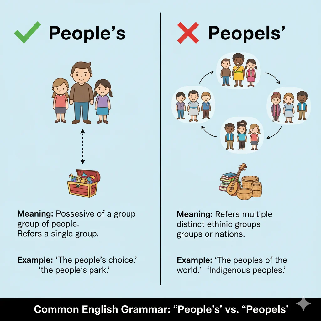 people’s / peoples’