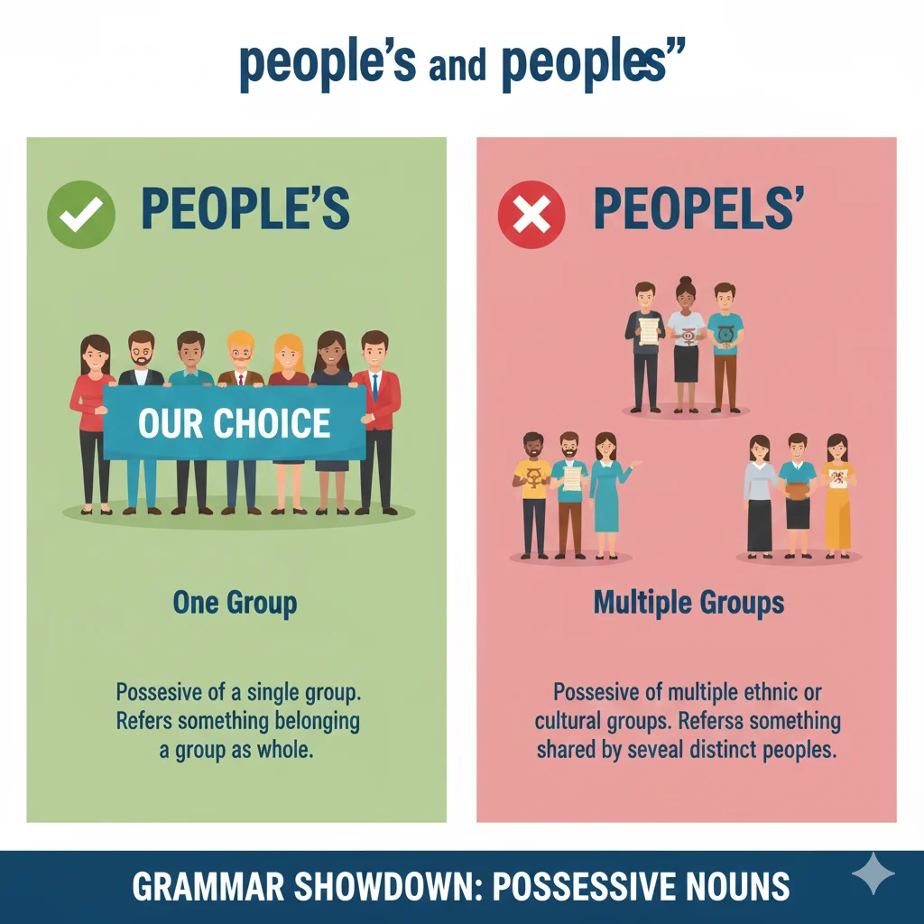 people’s / peoples’