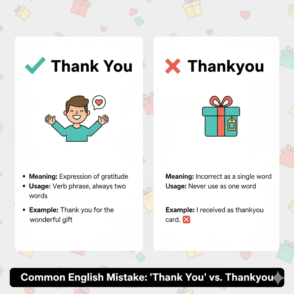 thankyou or thank you