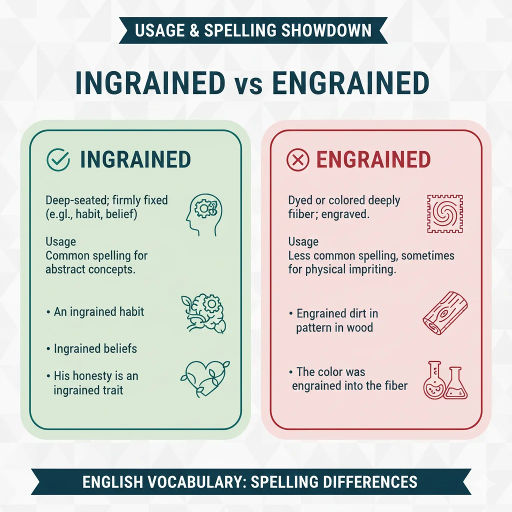 ingrained / engrained