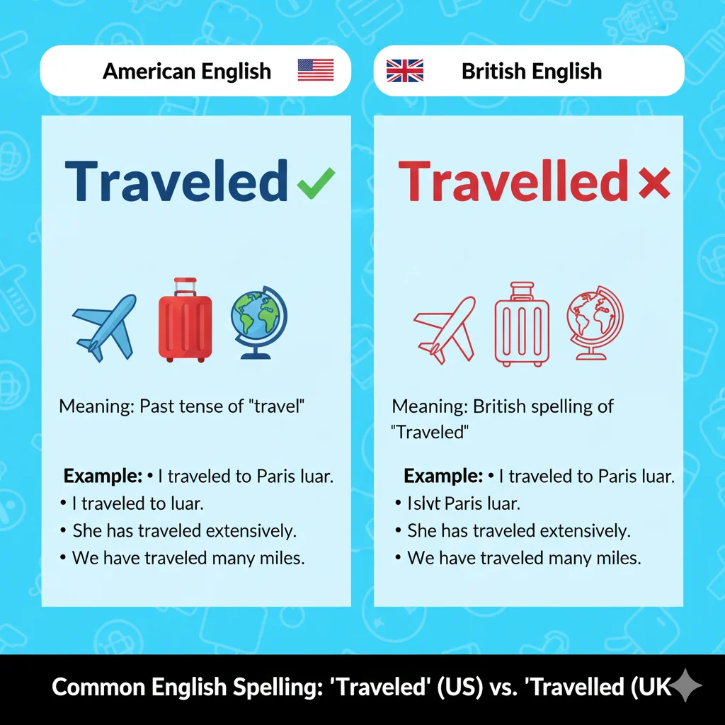 traveled / travelled