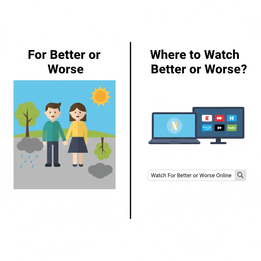 where to watch for better or worse