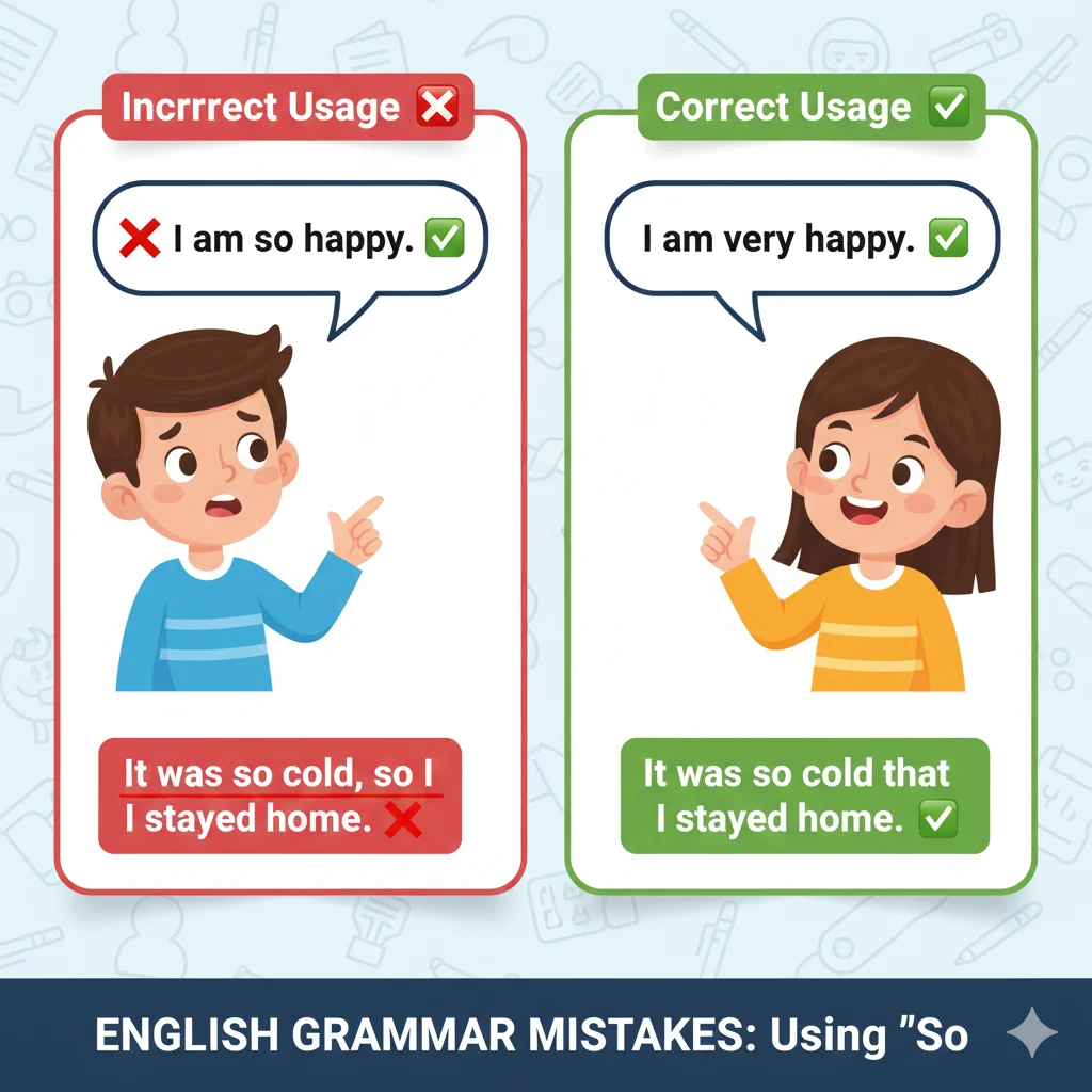 comma before or after so