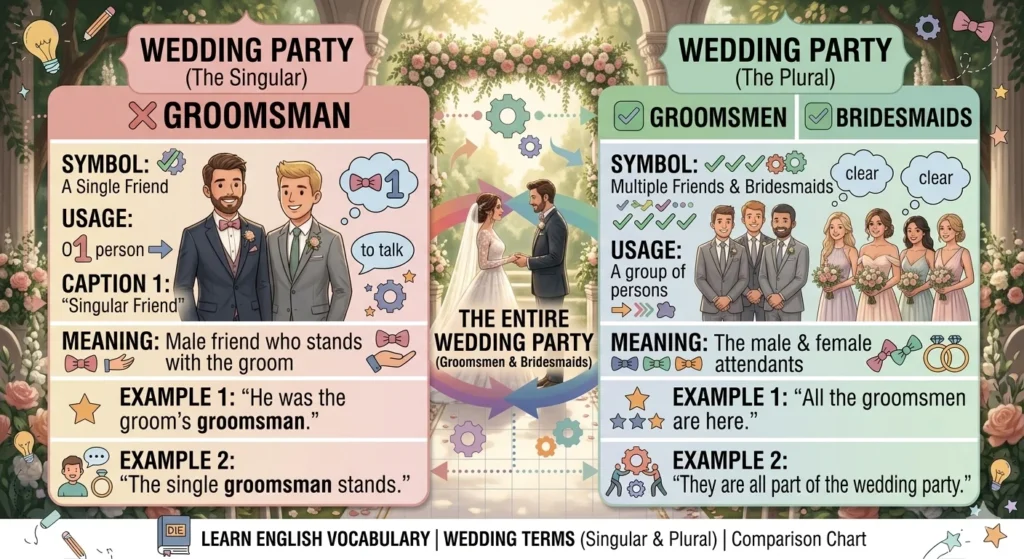 groomsman or groomsmen