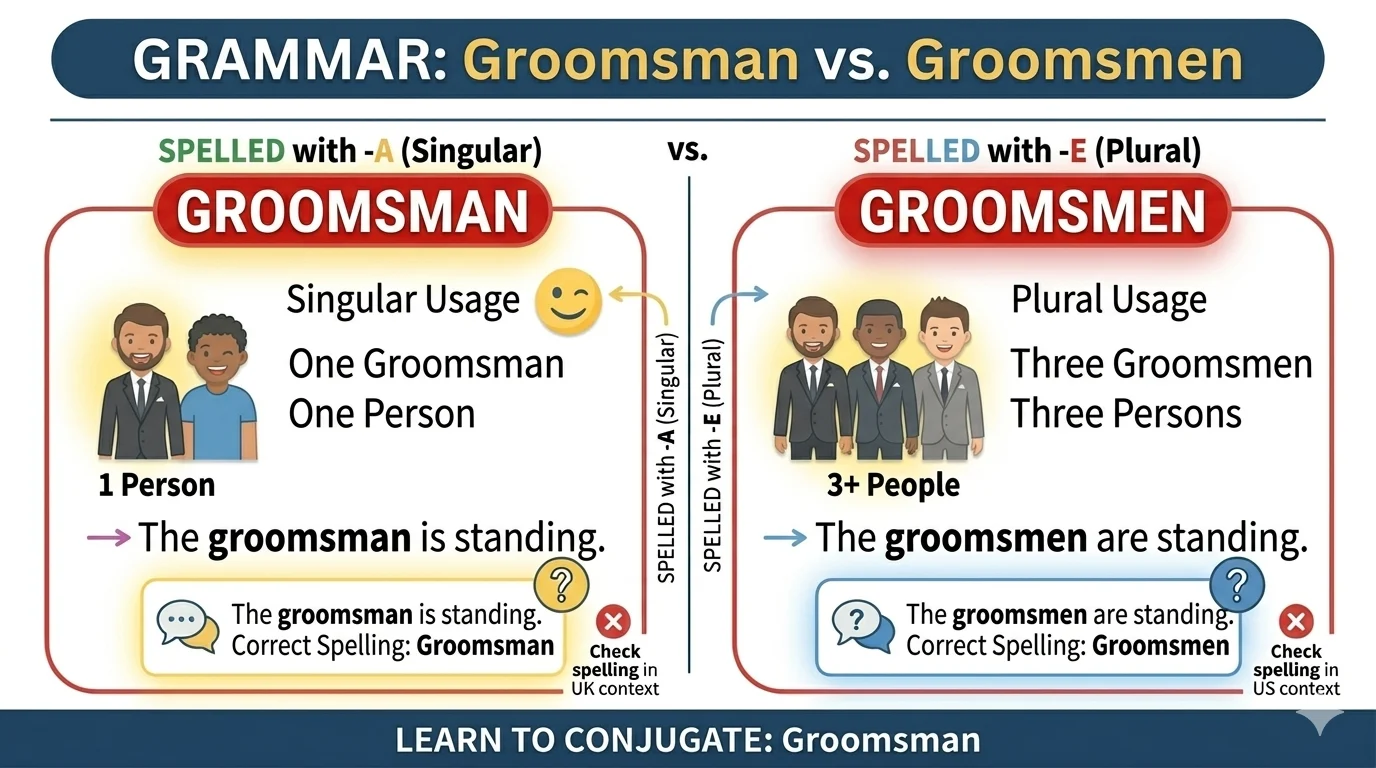 groomsman or groomsmen