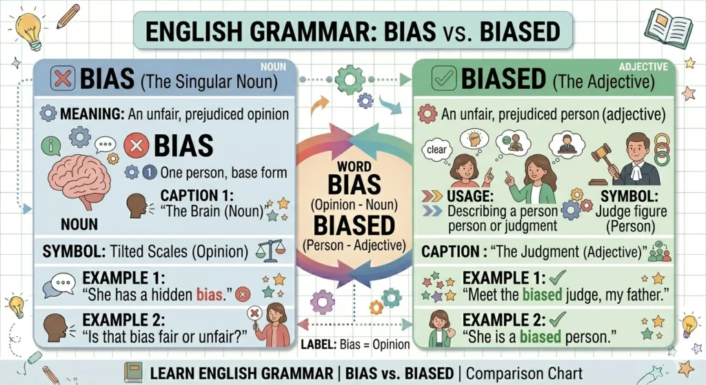 bias or biased