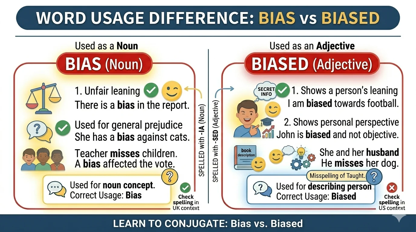 bias or biased