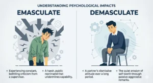 demasculate or emasculate