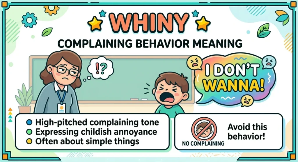 whiney or whiny