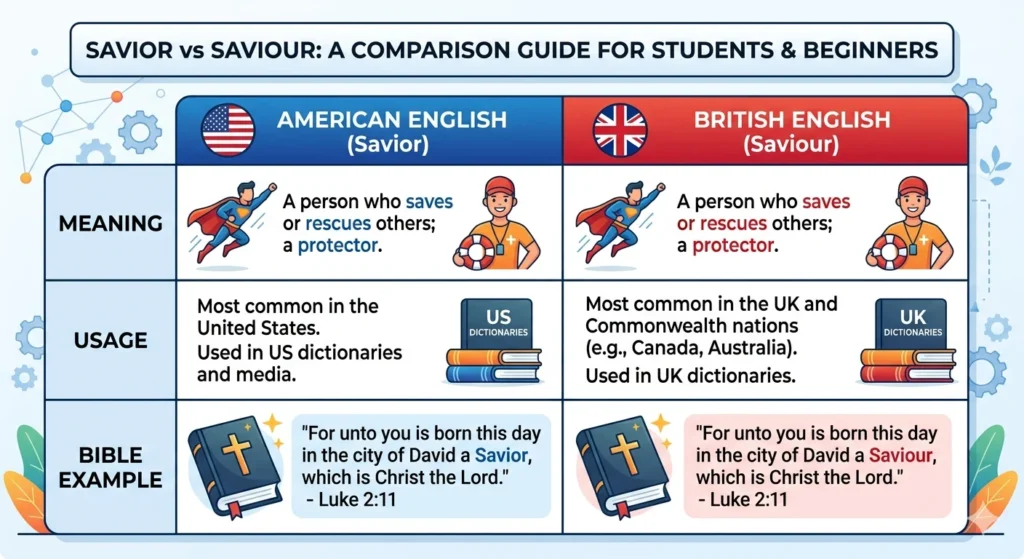 savior or saviour