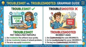 troubleshot or troubleshooted