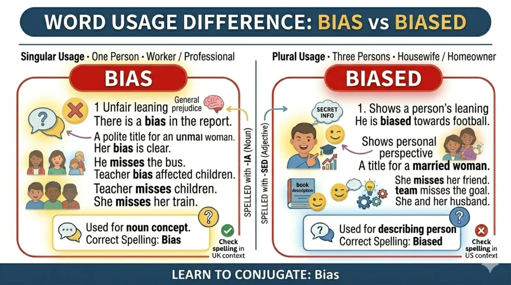 bias or biased